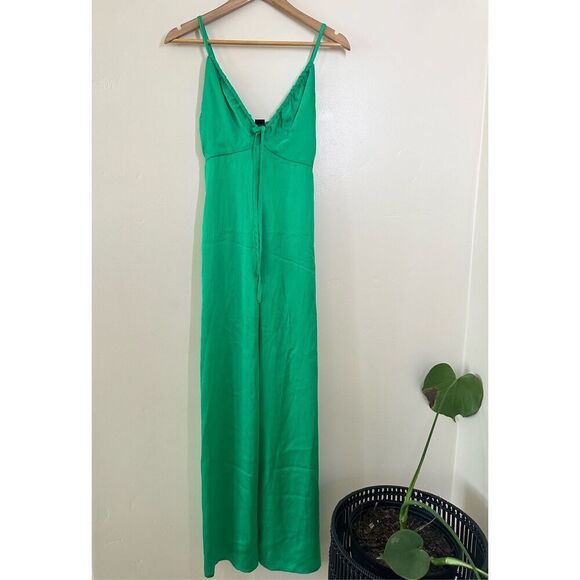 Wild Fable Green Adjustable Strap Jumpsuit Size XS New - Picture 3 of 7